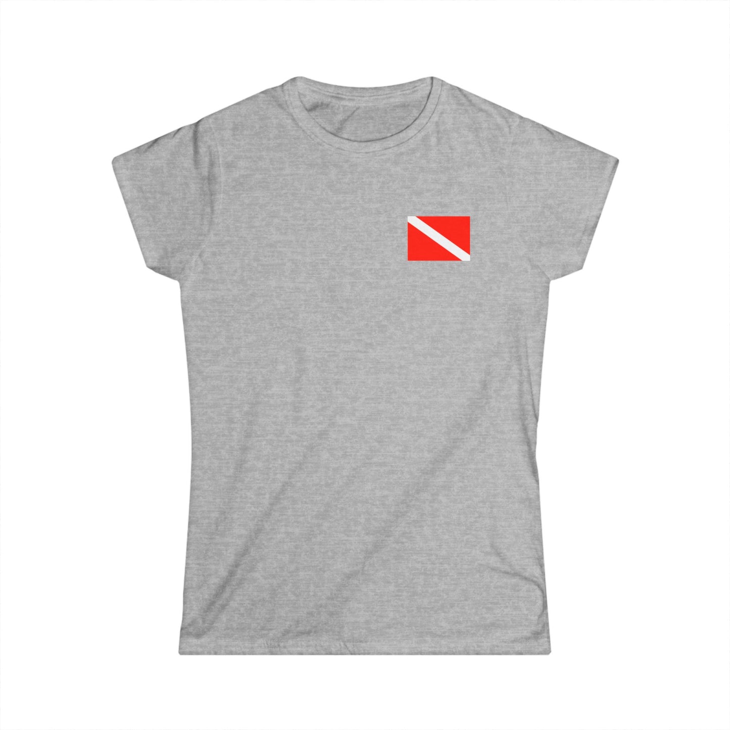 Women's Tee: Save a Reef! Eat a Lionfish - Scuba Flag