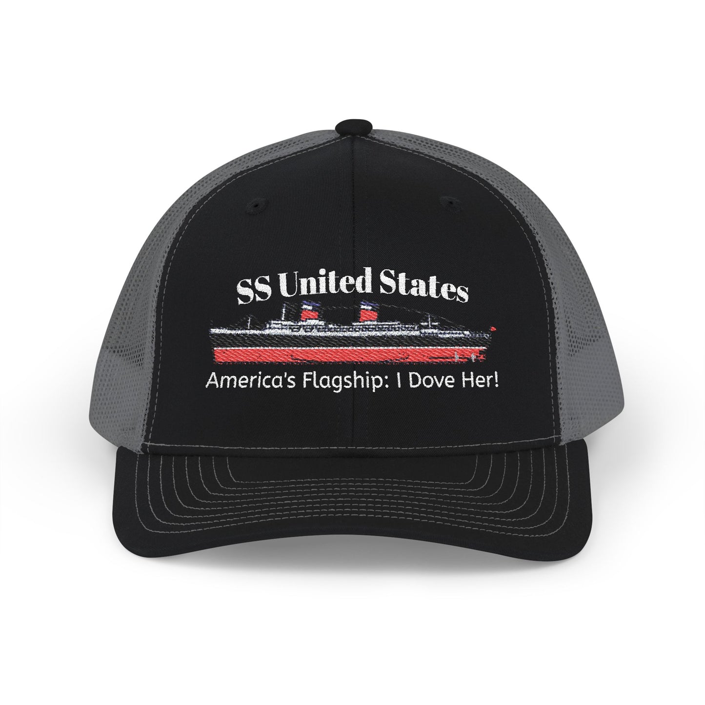 SS United States Trucker Cap - Largest Artificial Reef In the World!