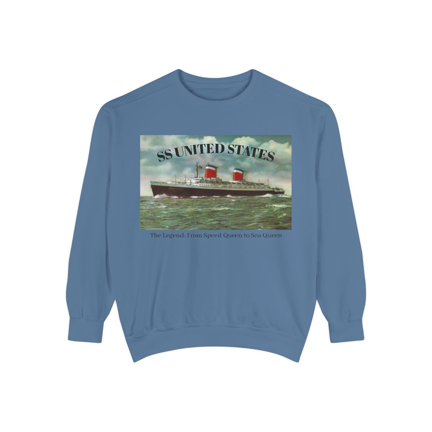 SS United States - Sweatshirt. Speed Queen to Sea Queen