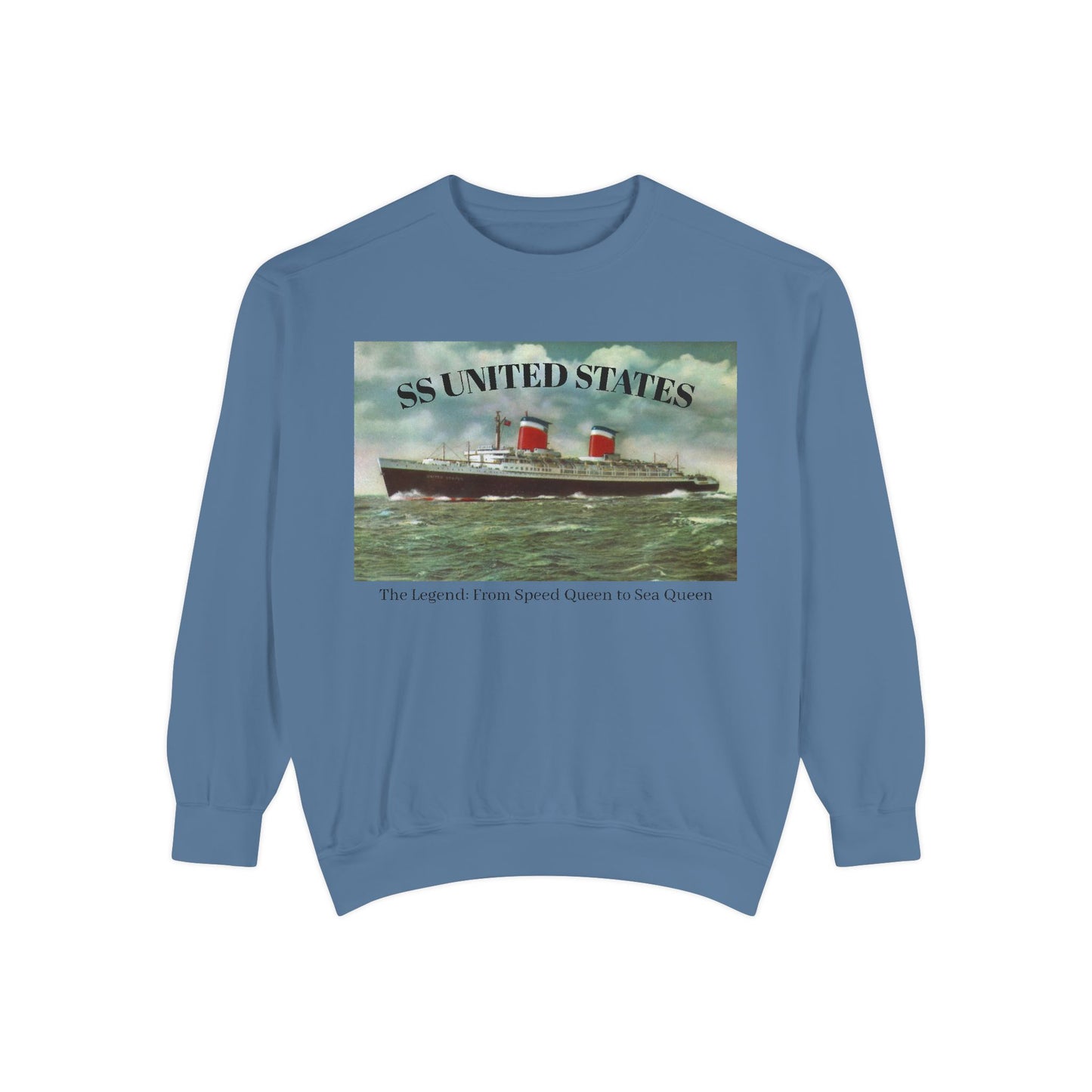 SS United States - Sweatshirt. Speed Queen to Sea Queen