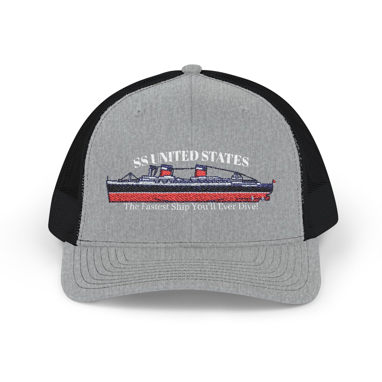 SS United States Trucker Cap "Fastest Ship You'll Ever Dive"