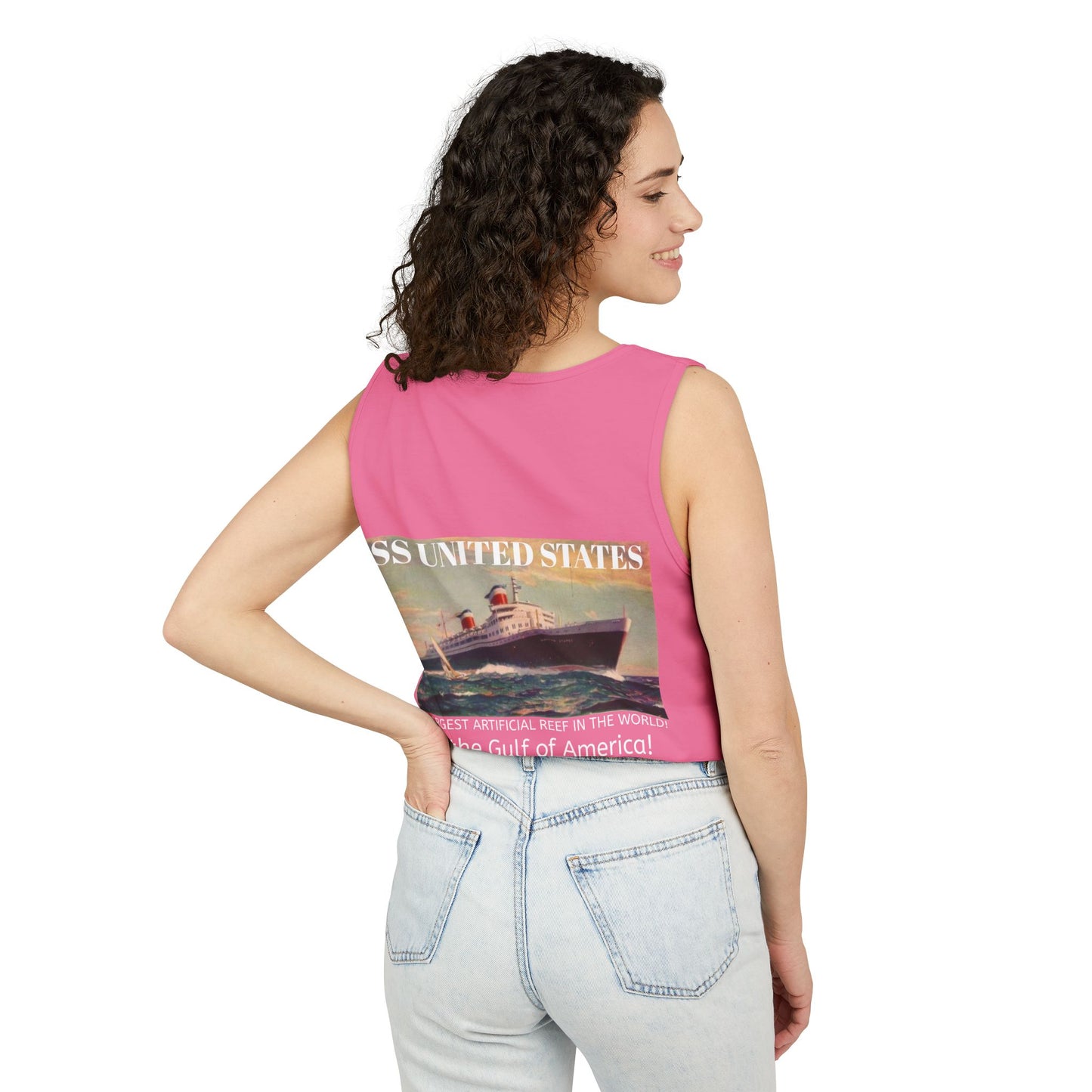 SS United States Tank Top - I Dove her, Gulf of America - Discovery Dive World