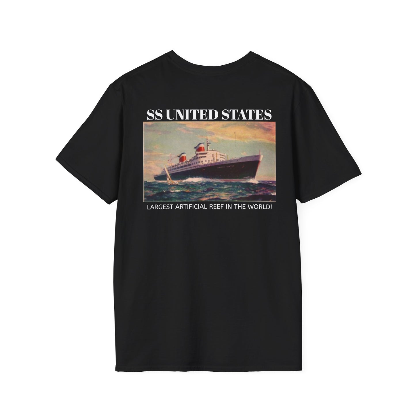 SS United States T-Shirt, "Biggest Artificial Reef in the World"
