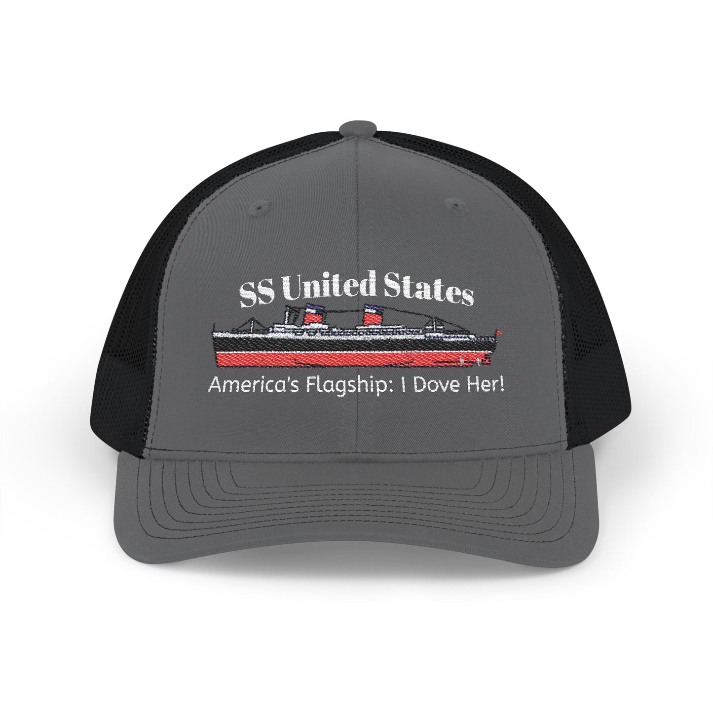 SS United States Trucker Cap - Largest Artificial Reef In the World!