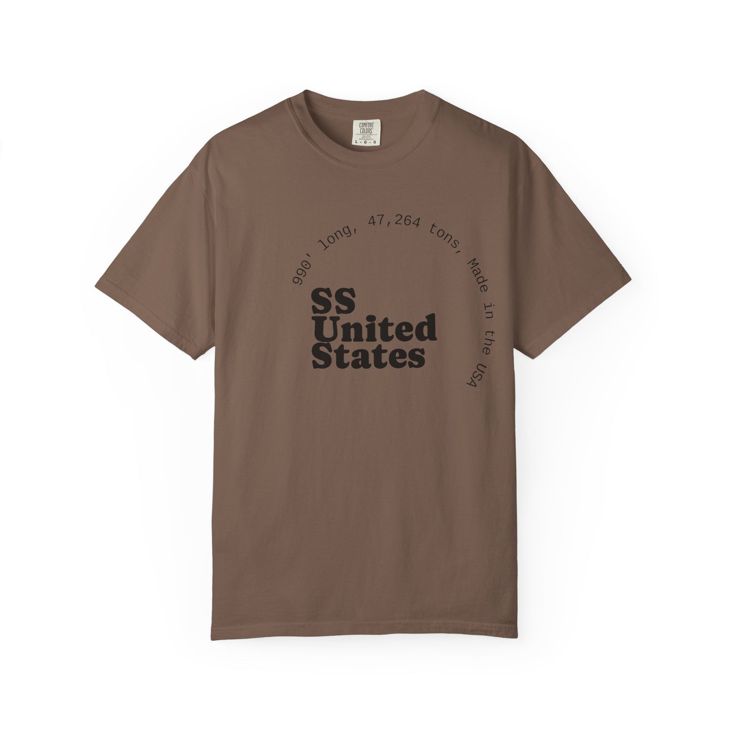 SS United States T-shirt - Largest Artificial Reef - Blue Riband Winner