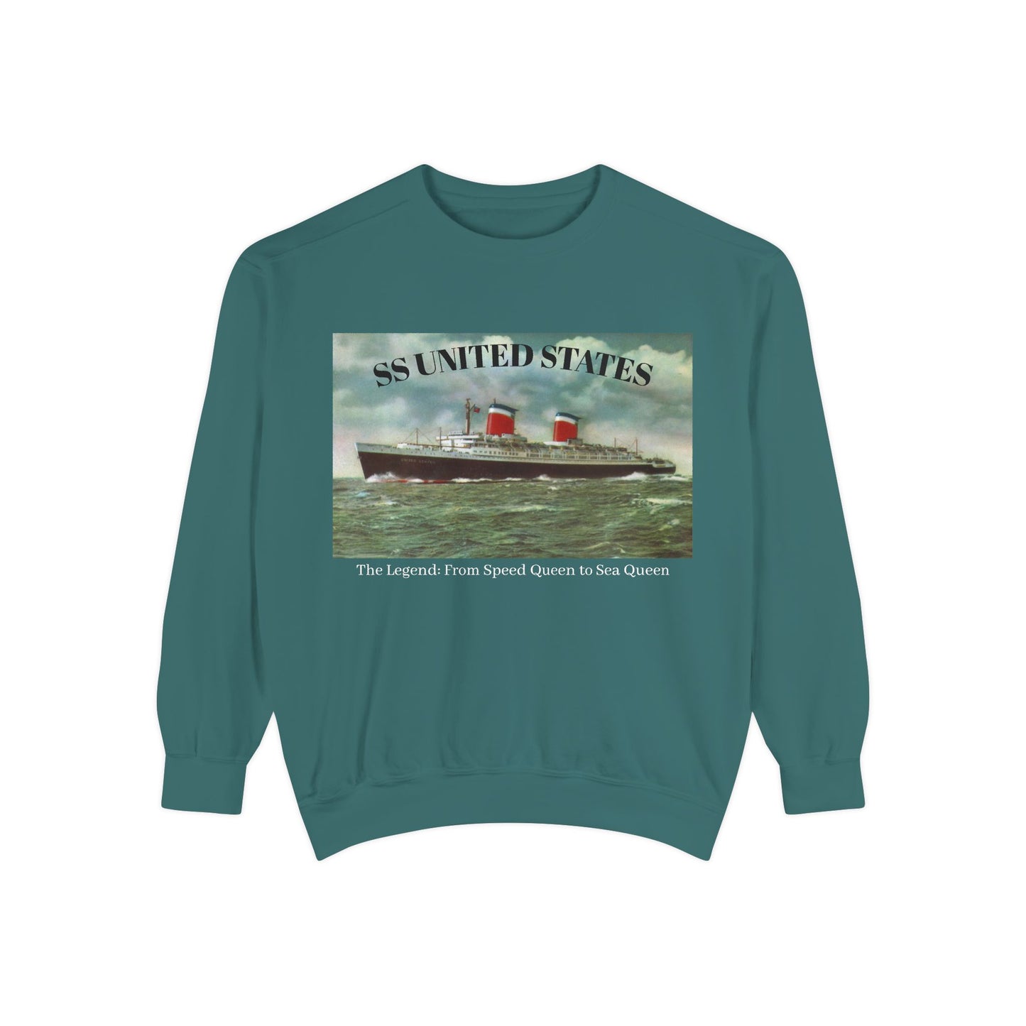 SS United States - Sweatshirt, The Legend, Speed Queen to Sea Queen