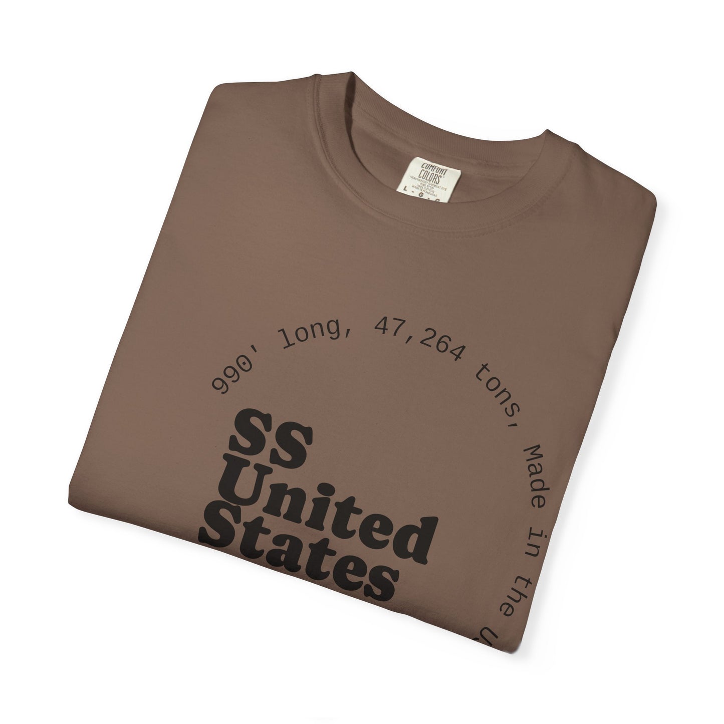 SS United States T-shirt - Largest Artificial Reef - Blue Riband Winner