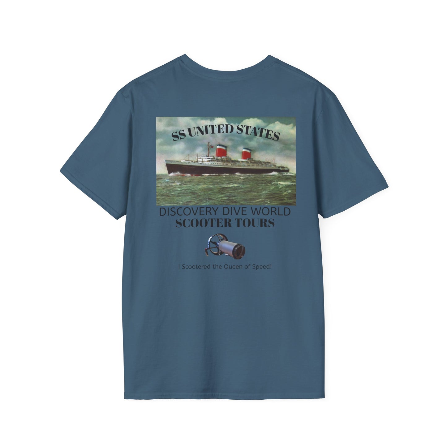 SS United States - Scooter Tours T-Shirt - Discovery Dive World