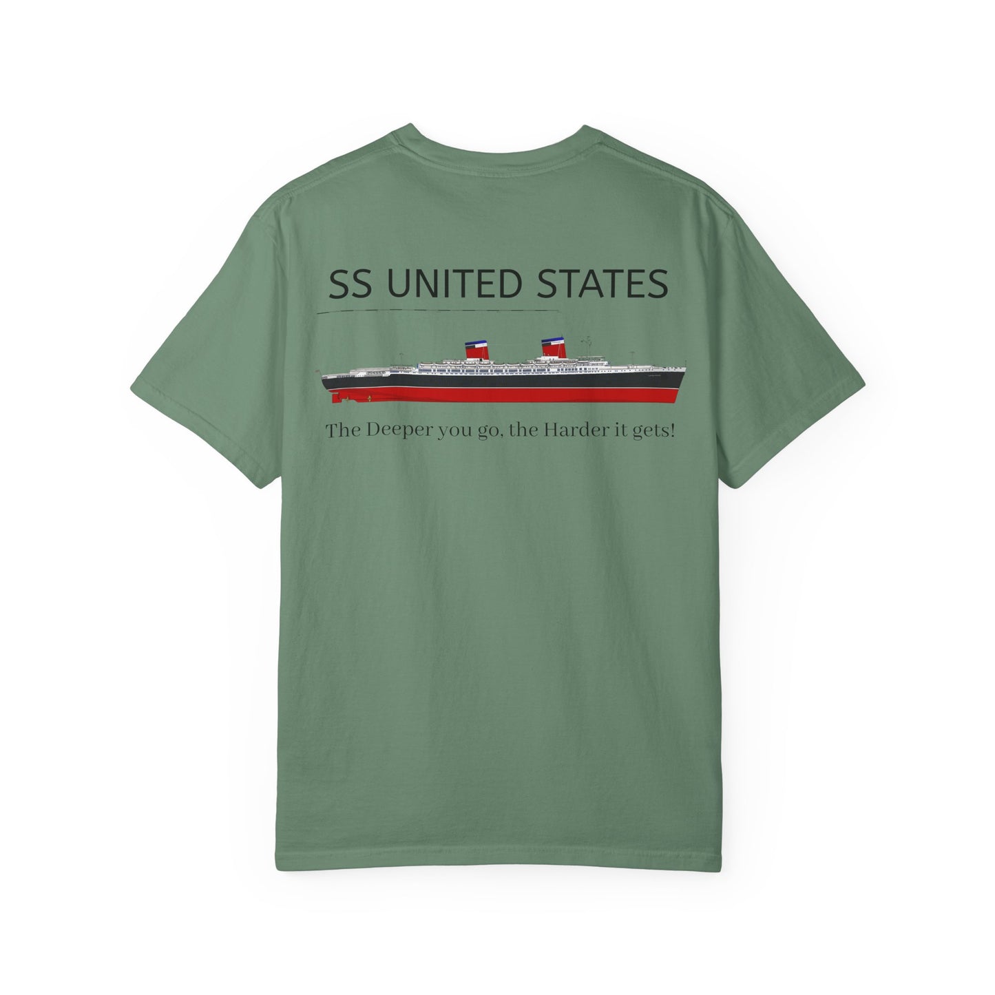 SS United States - T-Shirt, The Deeper you Go, The Harder it Gets
