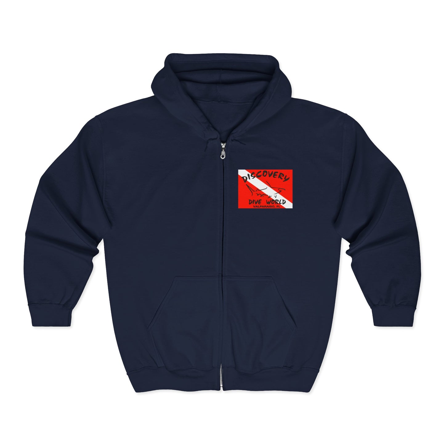 SS United States - Speed Queen to Sea Queen, Full Zip Hooded Sweatshirt, Discovery Dive World