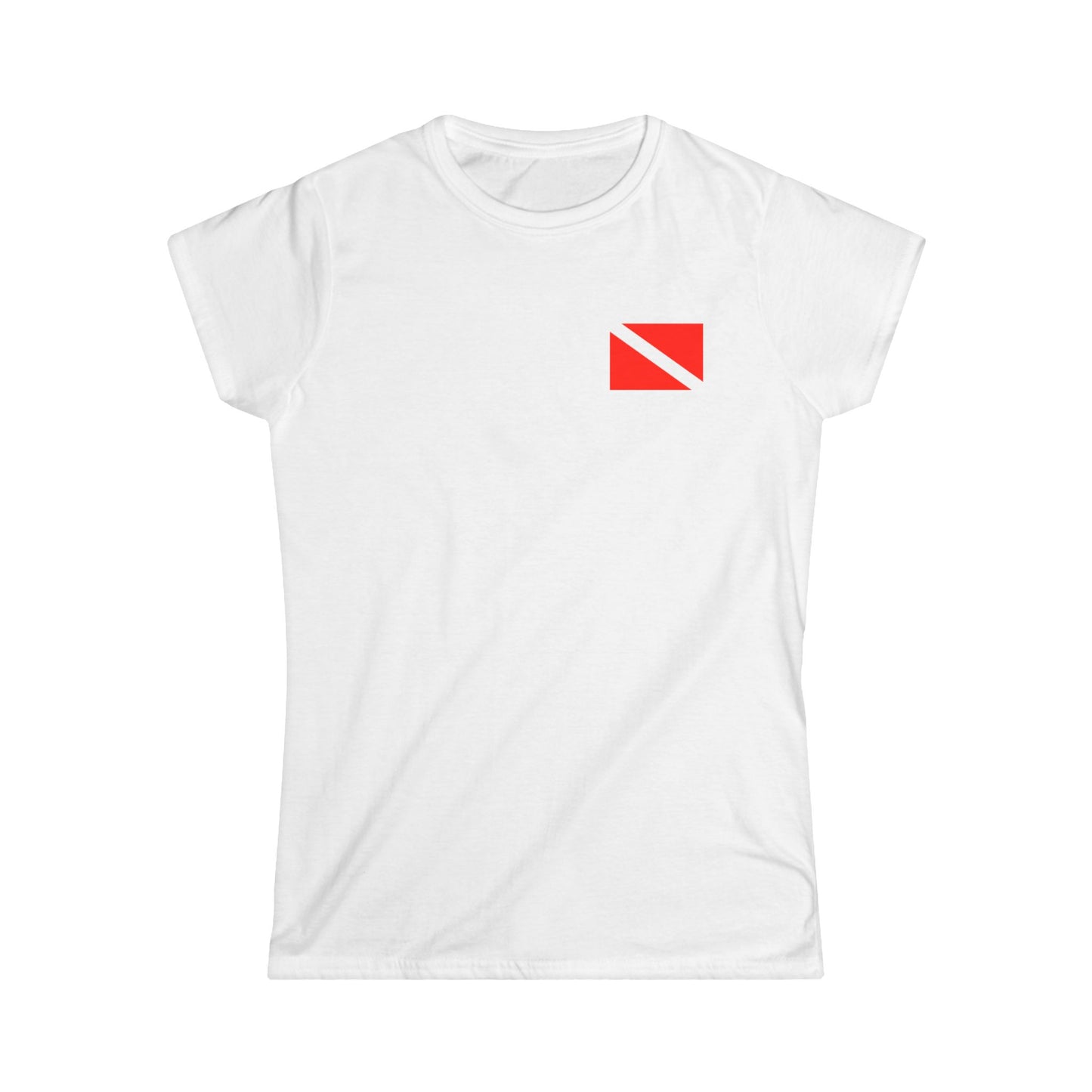 Women's Tee: Save a Reef! Eat a Lionfish - Scuba Flag