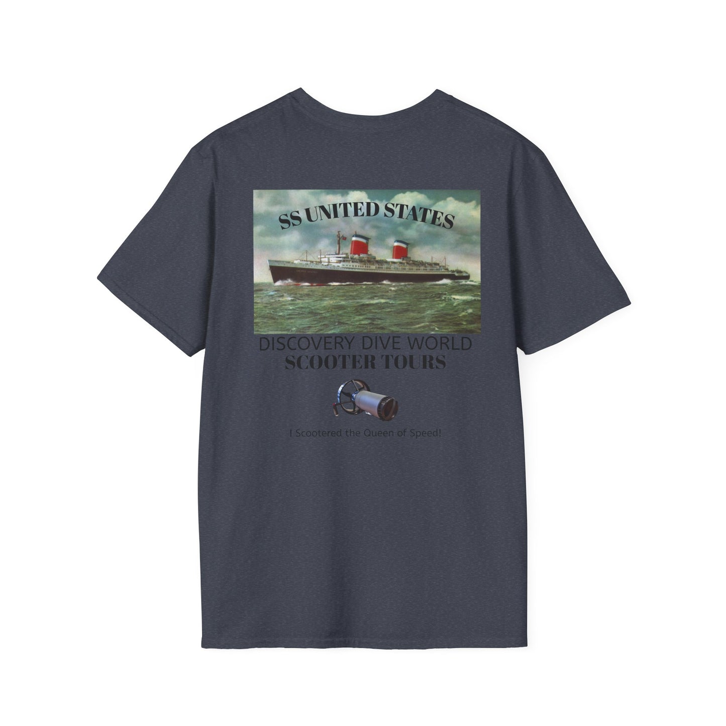 SS United States - Scooter Tours T-Shirt - Discovery Dive World