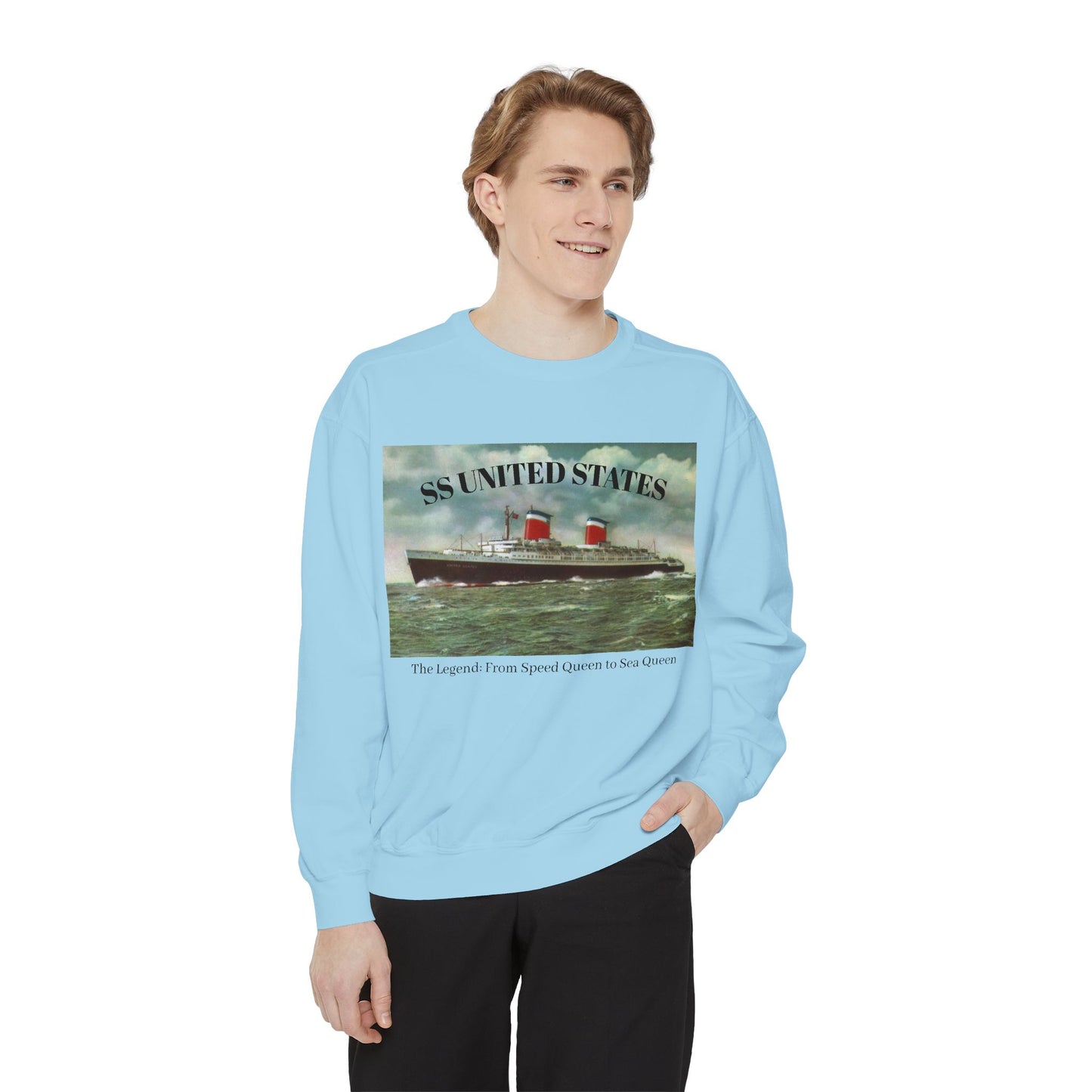 SS United States - Sweatshirt. Speed Queen to Sea Queen