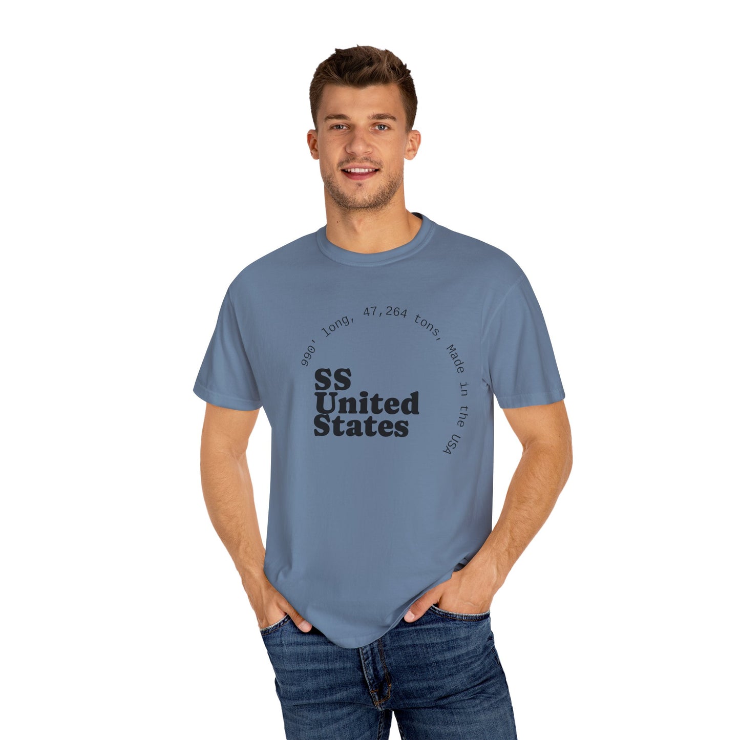 SS United States T-shirt - Largest Artificial Reef - Blue Riband Winner