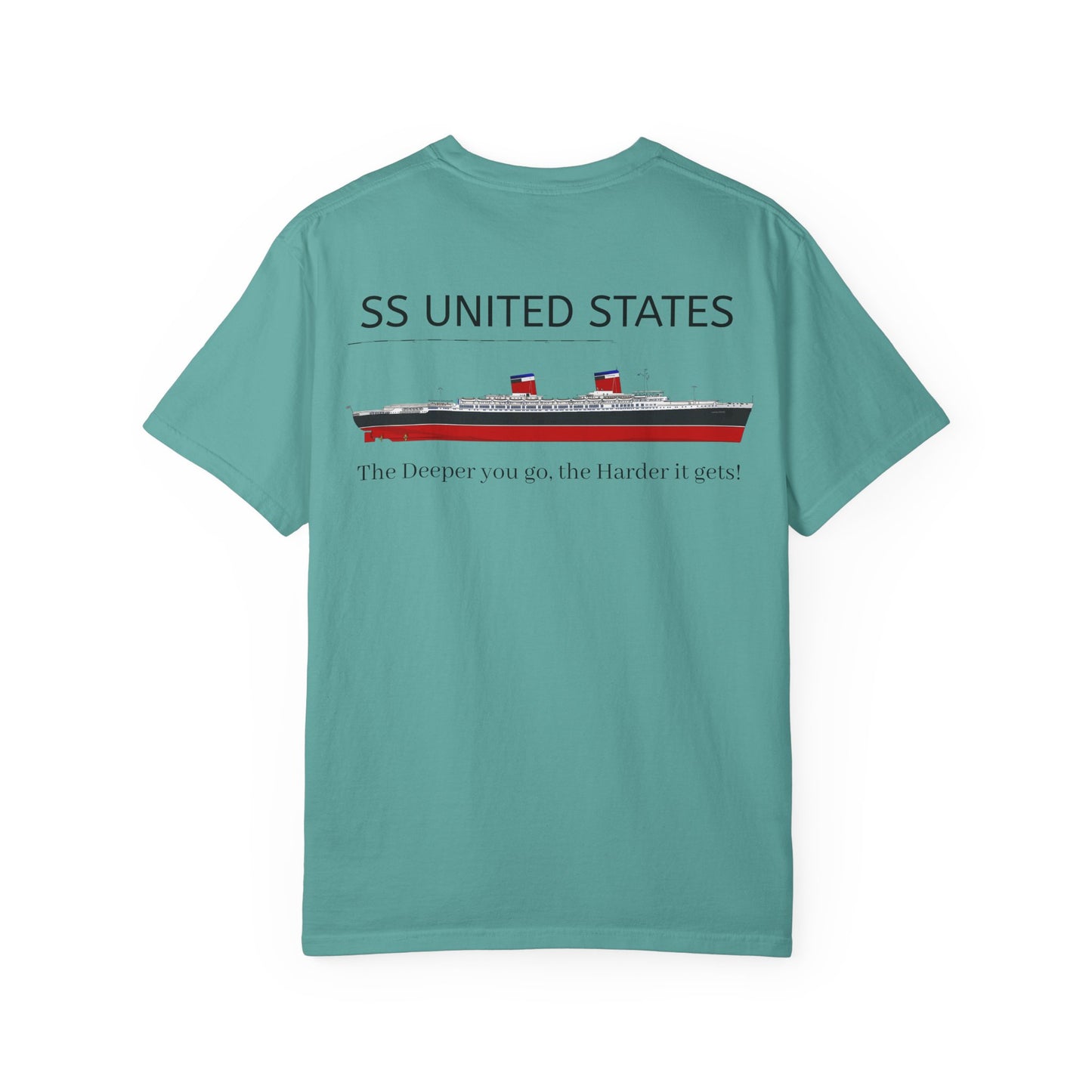 SS United States - T-Shirt, The Deeper you Go, The Harder it Gets