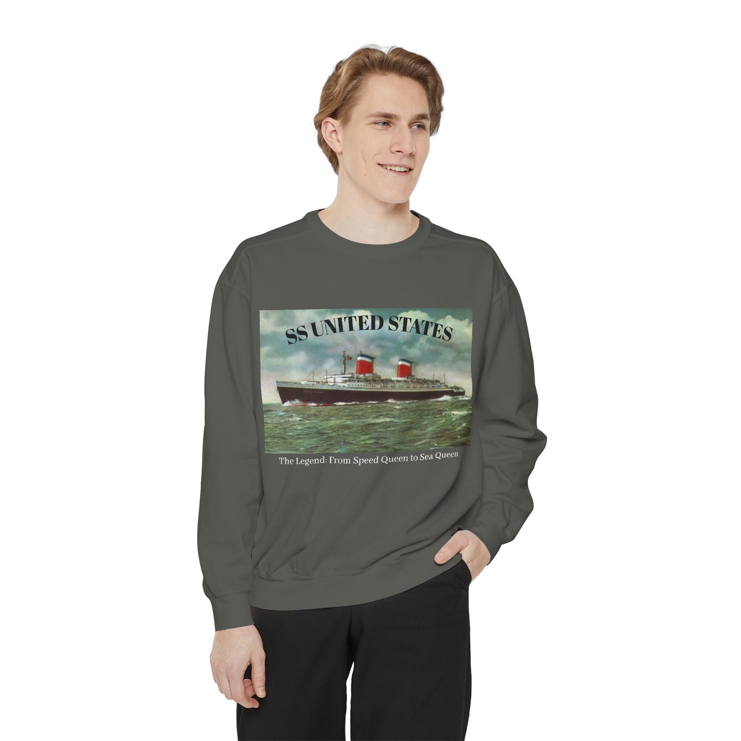 SS United States - Sweatshirt, The Legend, Speed Queen to Sea Queen