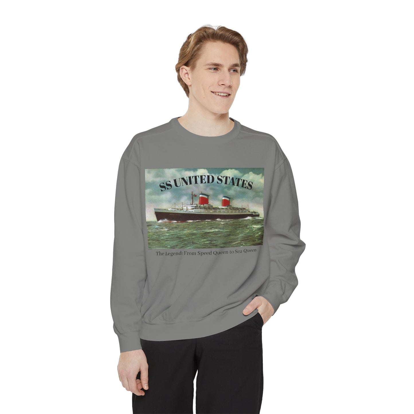 SS United States - Sweatshirt. Speed Queen to Sea Queen