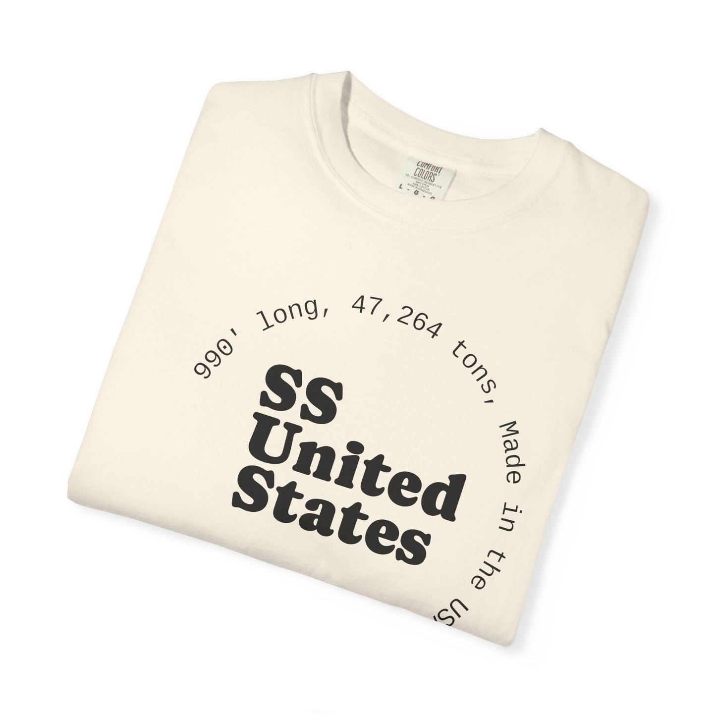 SS United States T-shirt - Official Tour 2025, Biggest Artificial Reef, Blue Riband Winner