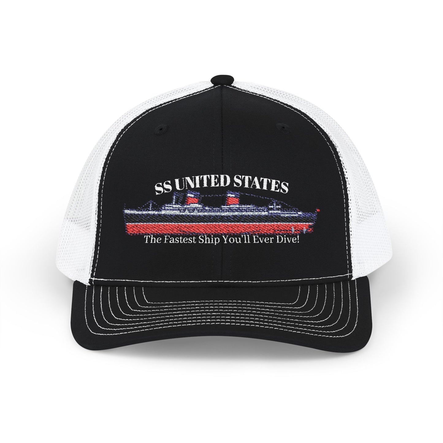 SS United States Trucker Cap "Fastest Ship You'll Ever Dive"