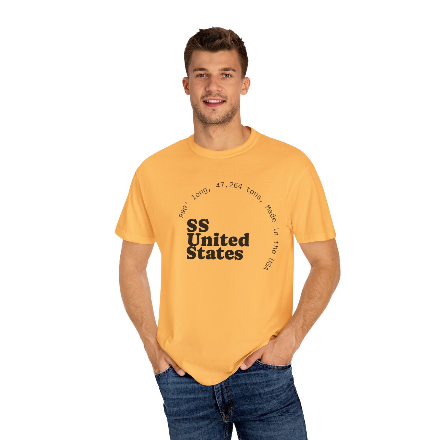 SS United States T-shirt - Largest Artificial Reef - Blue Riband Winner