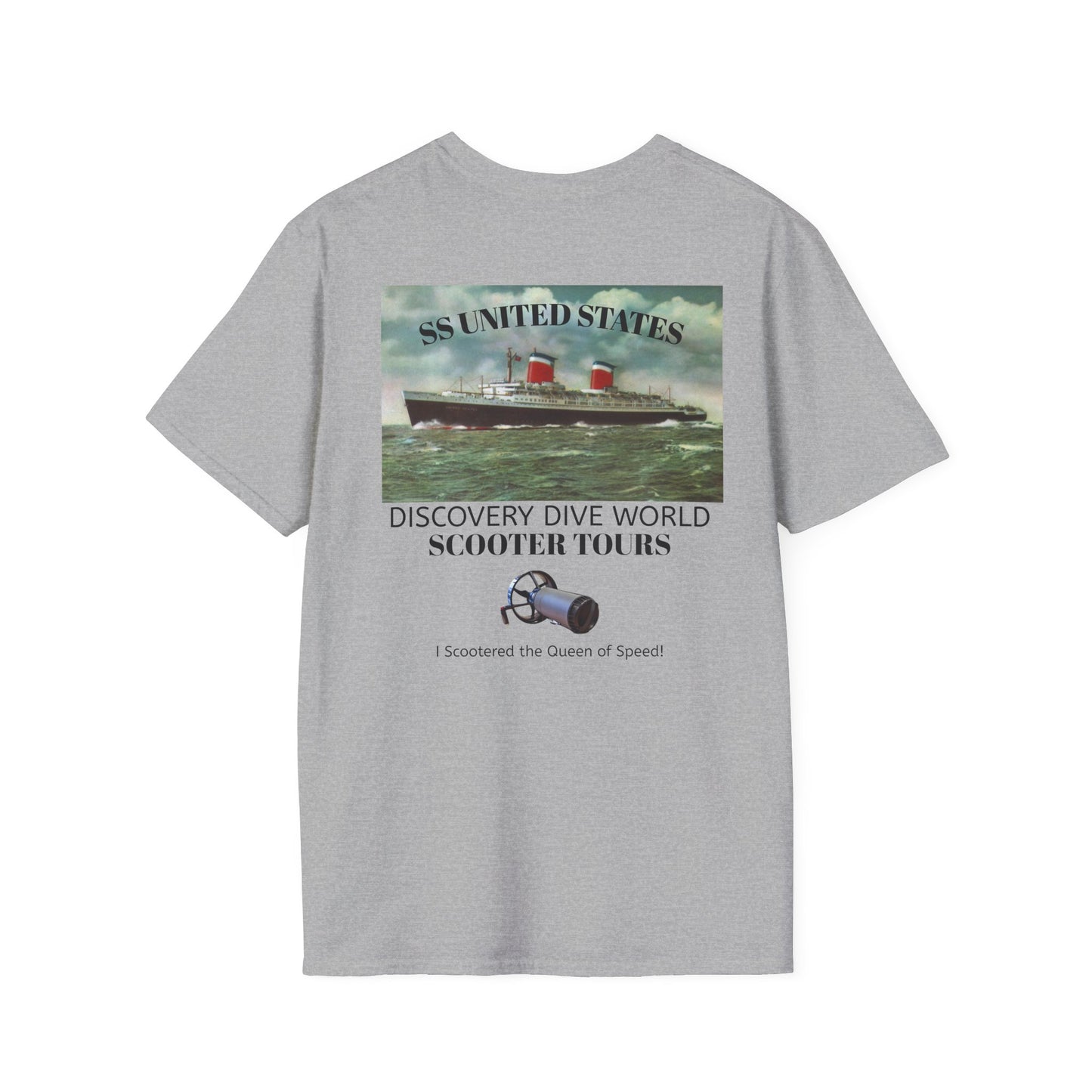 SS United States - Scooter Tours T-Shirt - Discovery Dive World