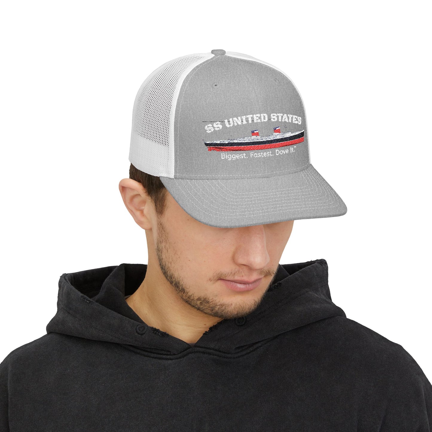 SS United States - Trucker Cap "Biggest. Fastest. Dove It"