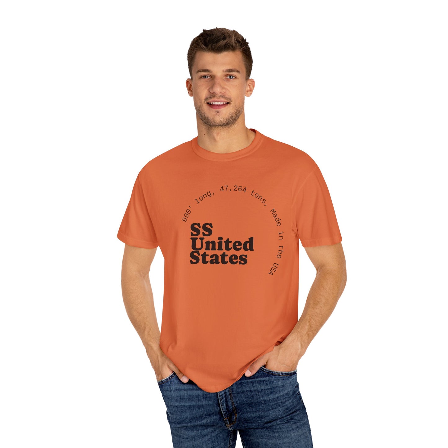 SS United States T-shirt - Largest Artificial Reef - Blue Riband Winner