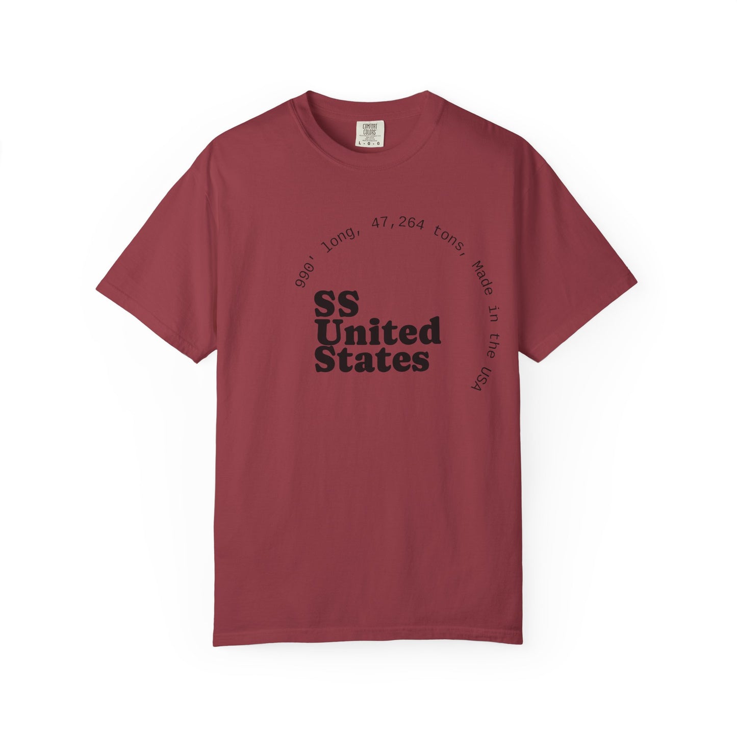 SS United States T-shirt - Largest Artificial Reef - Blue Riband Winner