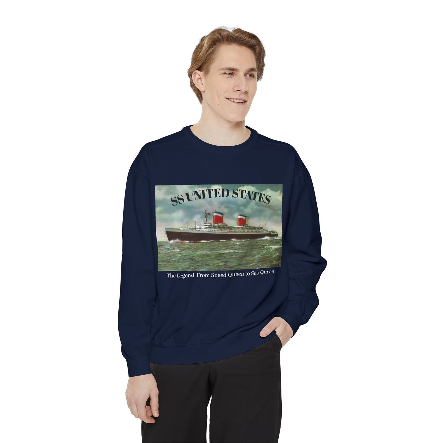 SS United States - Sweatshirt, The Legend, Speed Queen to Sea Queen