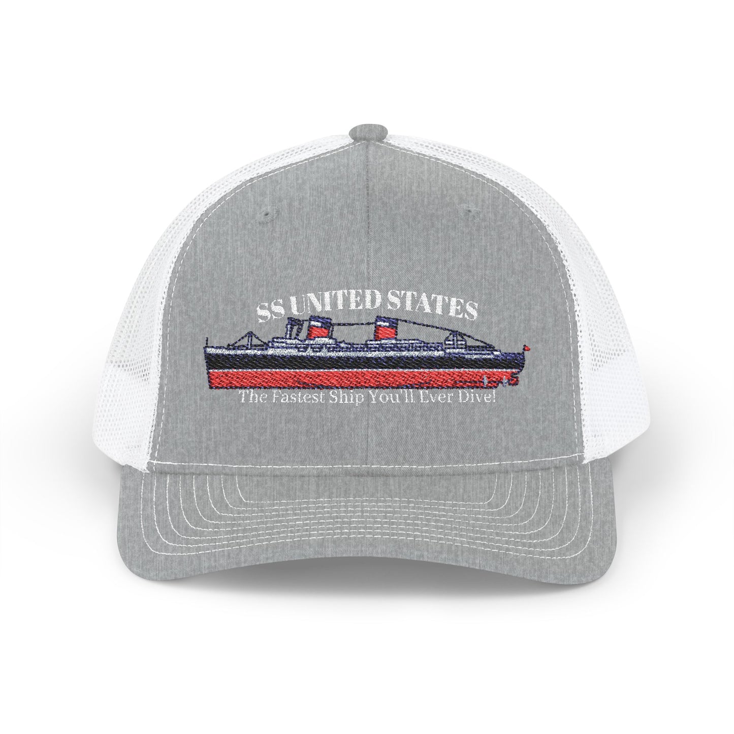 SS United States Trucker Cap "Fastest Ship You'll Ever Dive"
