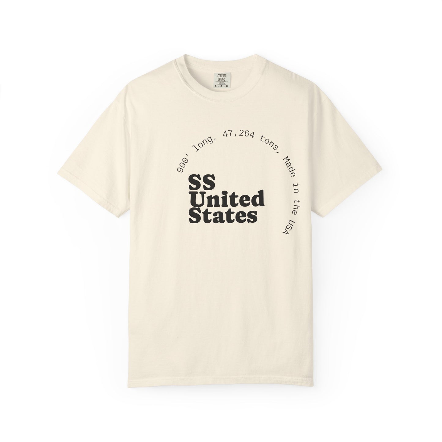SS United States T-shirt - Largest Artificial Reef - Blue Riband Winner