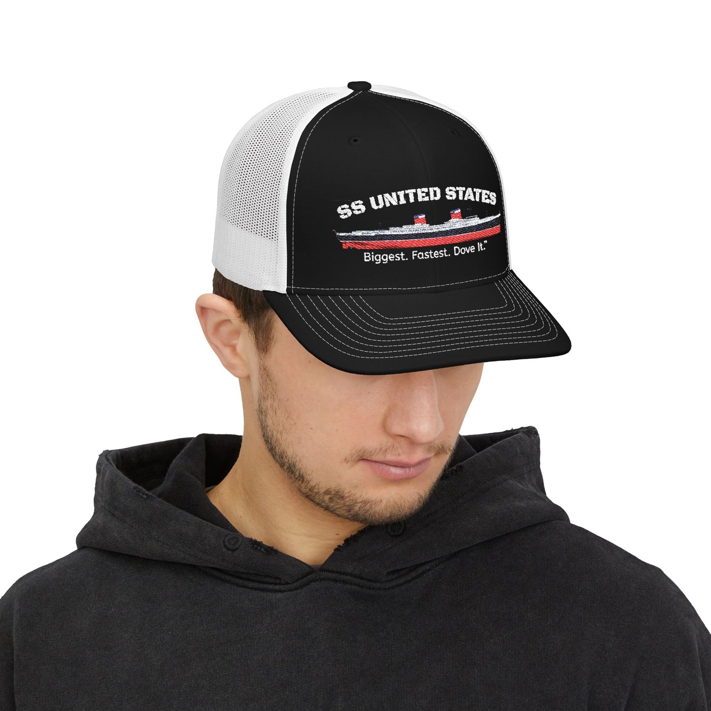 SS United States - Trucker Cap "Biggest. Fastest. Dove It"