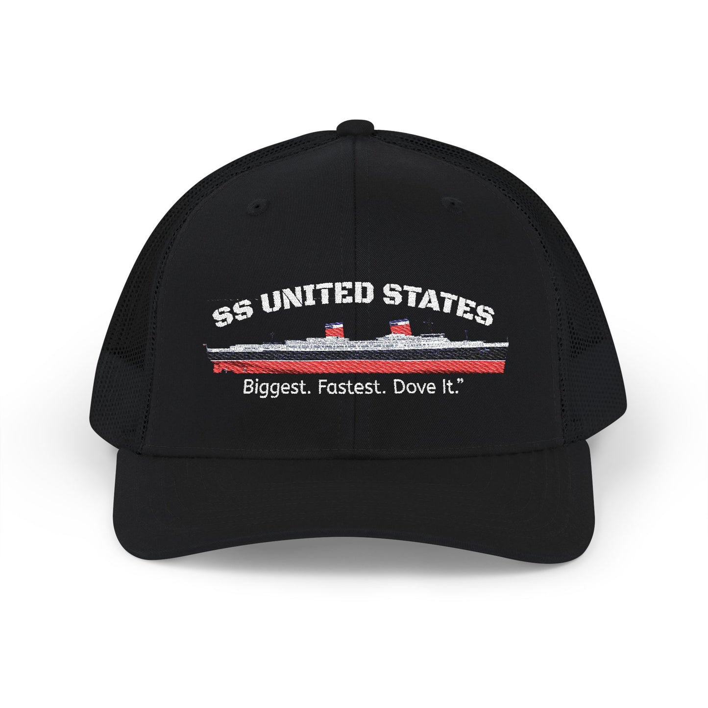 SS United States - Trucker Cap "Biggest. Fastest. Dove It"