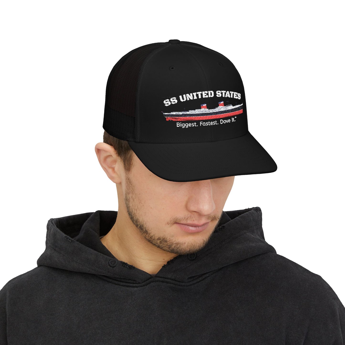 SS United States - Trucker Cap "Biggest. Fastest. Dove It"