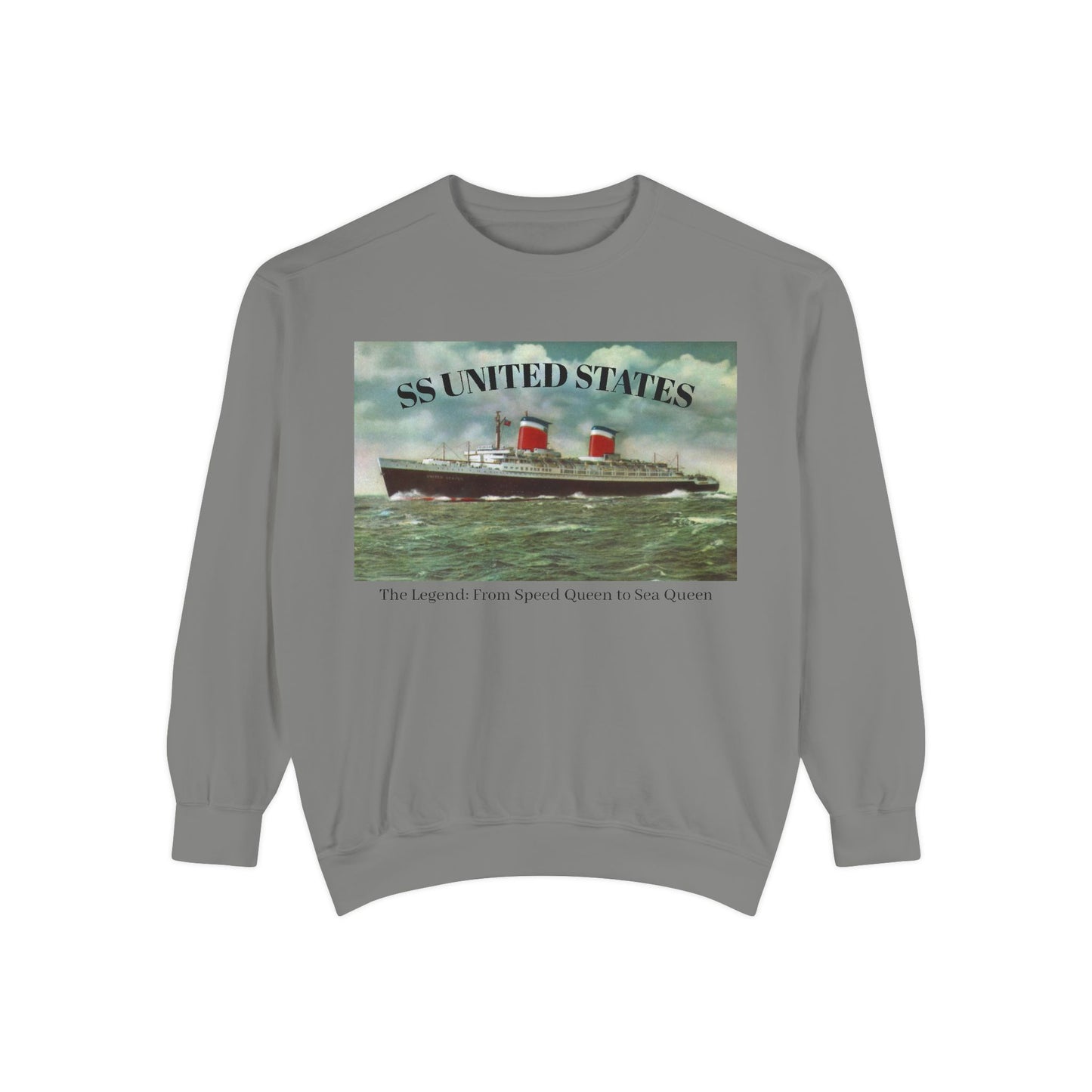 SS United States - Sweatshirt. Speed Queen to Sea Queen