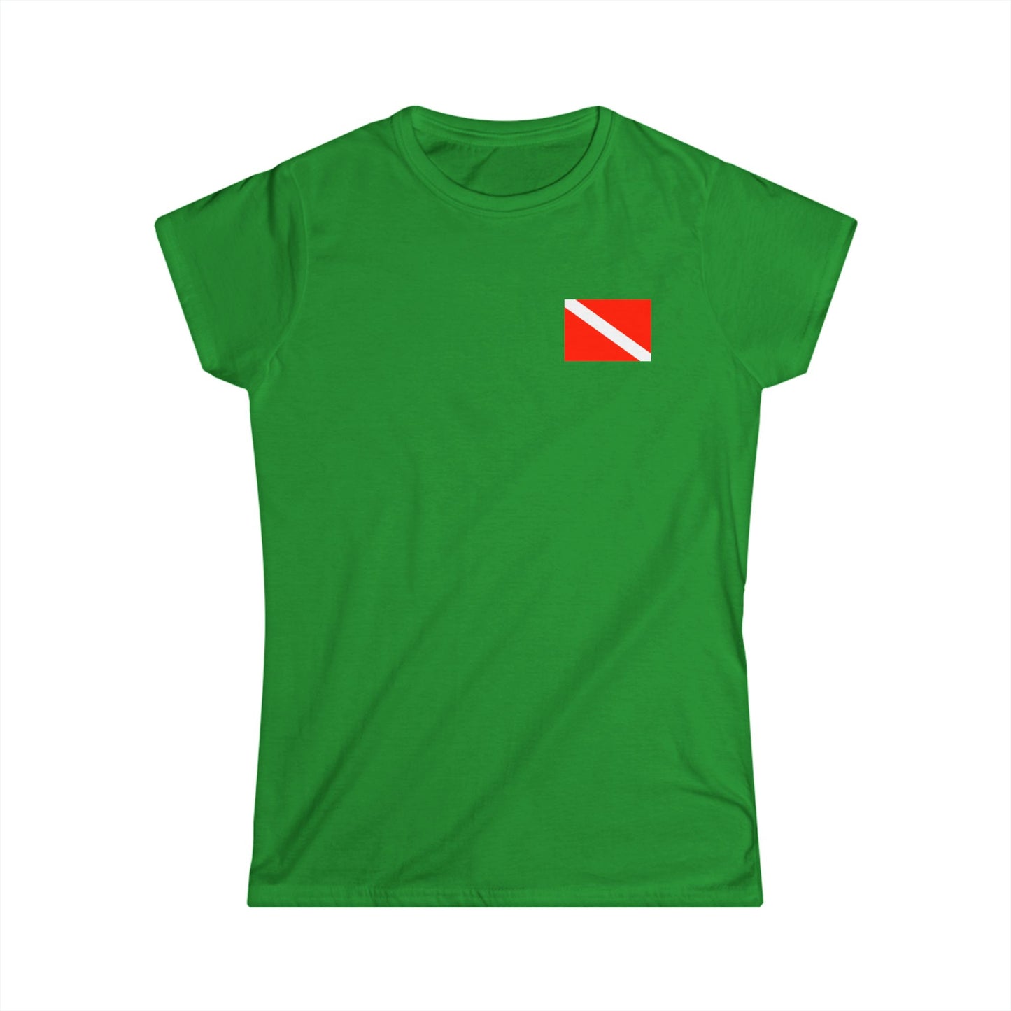 Women's Tee: Save a Reef! Eat a Lionfish - Scuba Flag