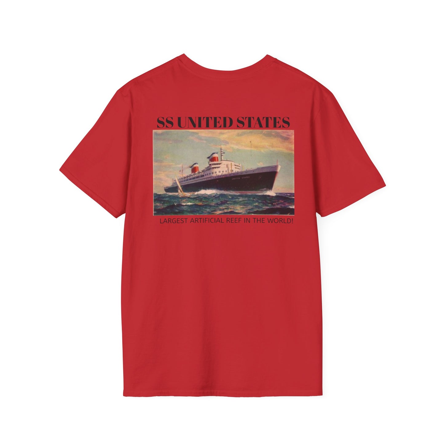 SS United States T-Shirt, "Biggest Artificial Reef in the World"