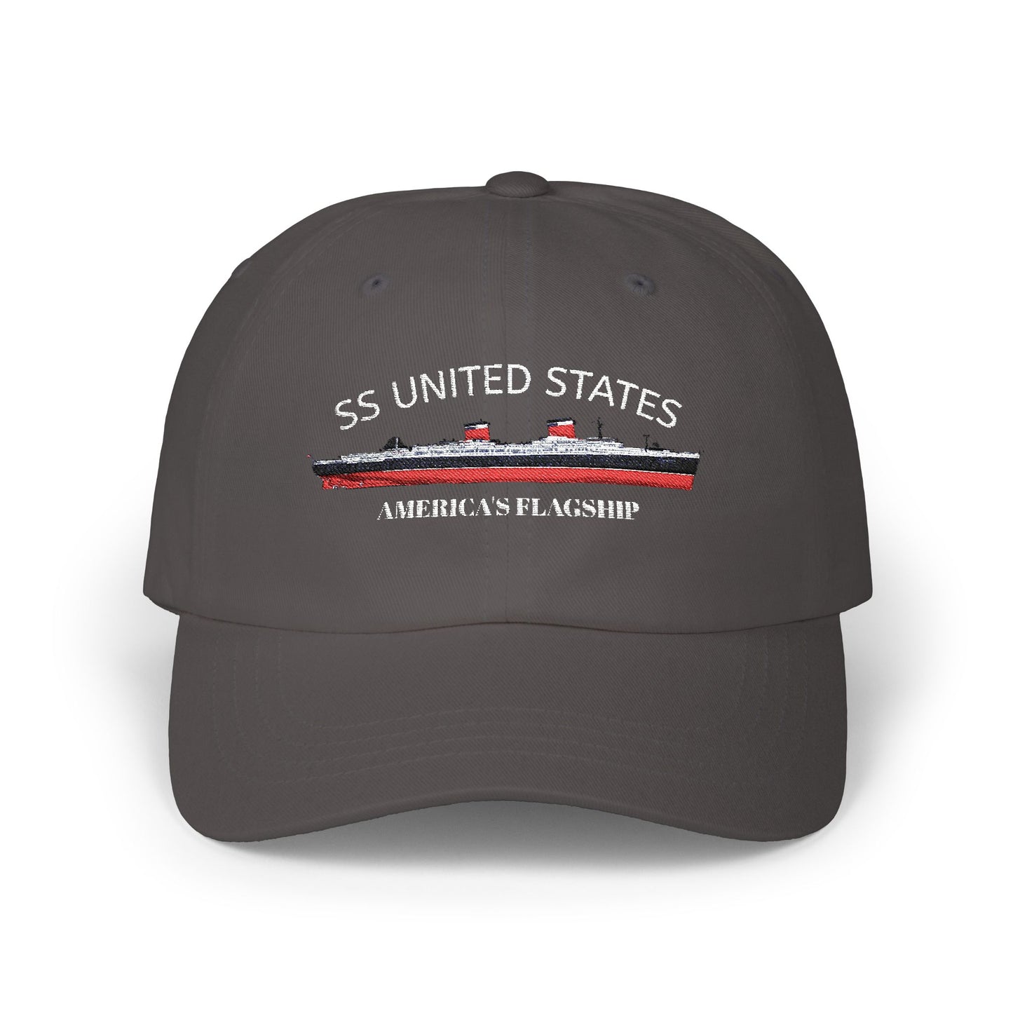 SS UNITED STATES - Classic Dad Cap "AMERICA'S FLAGSHIP"