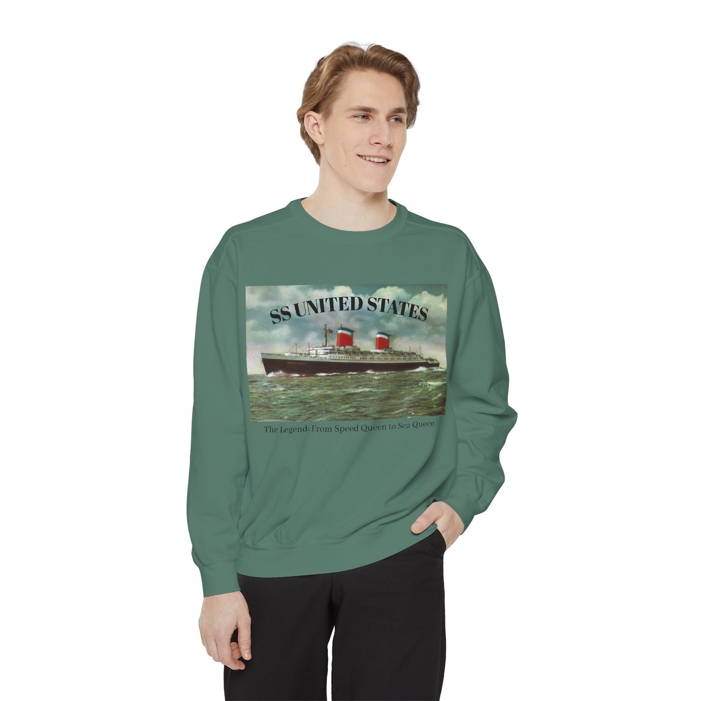 SS United States - Sweatshirt. Speed Queen to Sea Queen