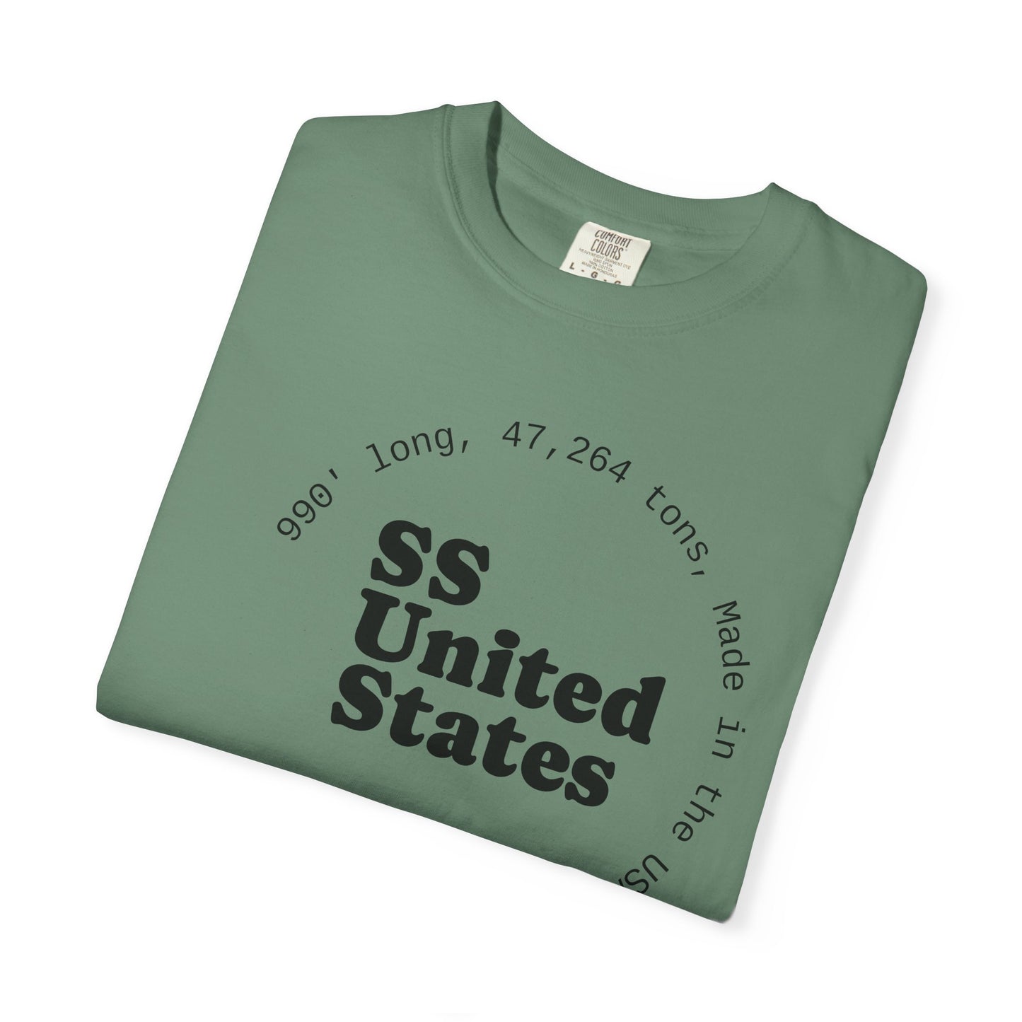 SS United States T-shirt - Official Tour 2025, Biggest Artificial Reef, Blue Riband Winner