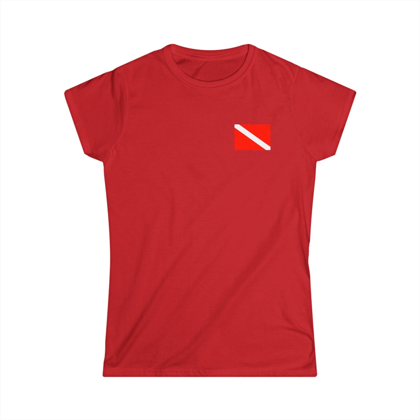 Women's Tee: Save a Reef! Eat a Lionfish - Scuba Flag