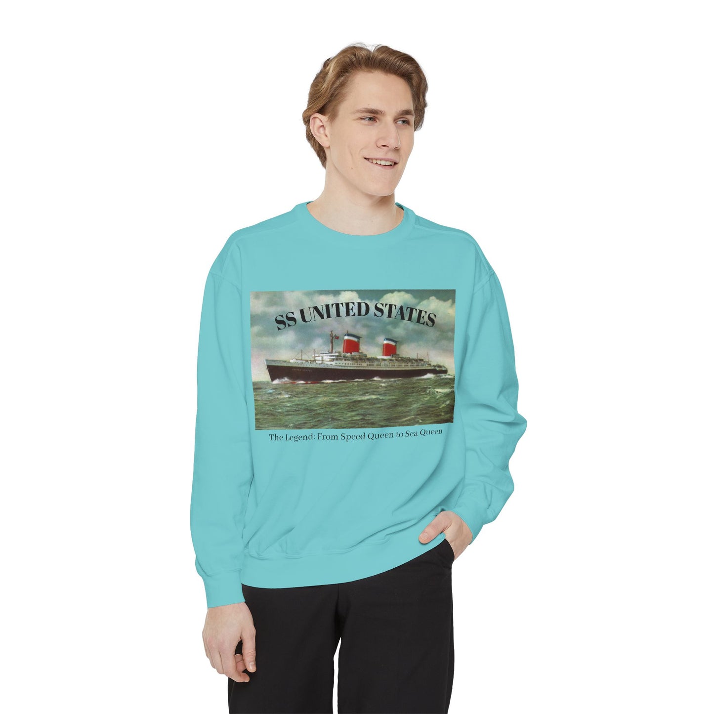 SS United States - Sweatshirt. Speed Queen to Sea Queen