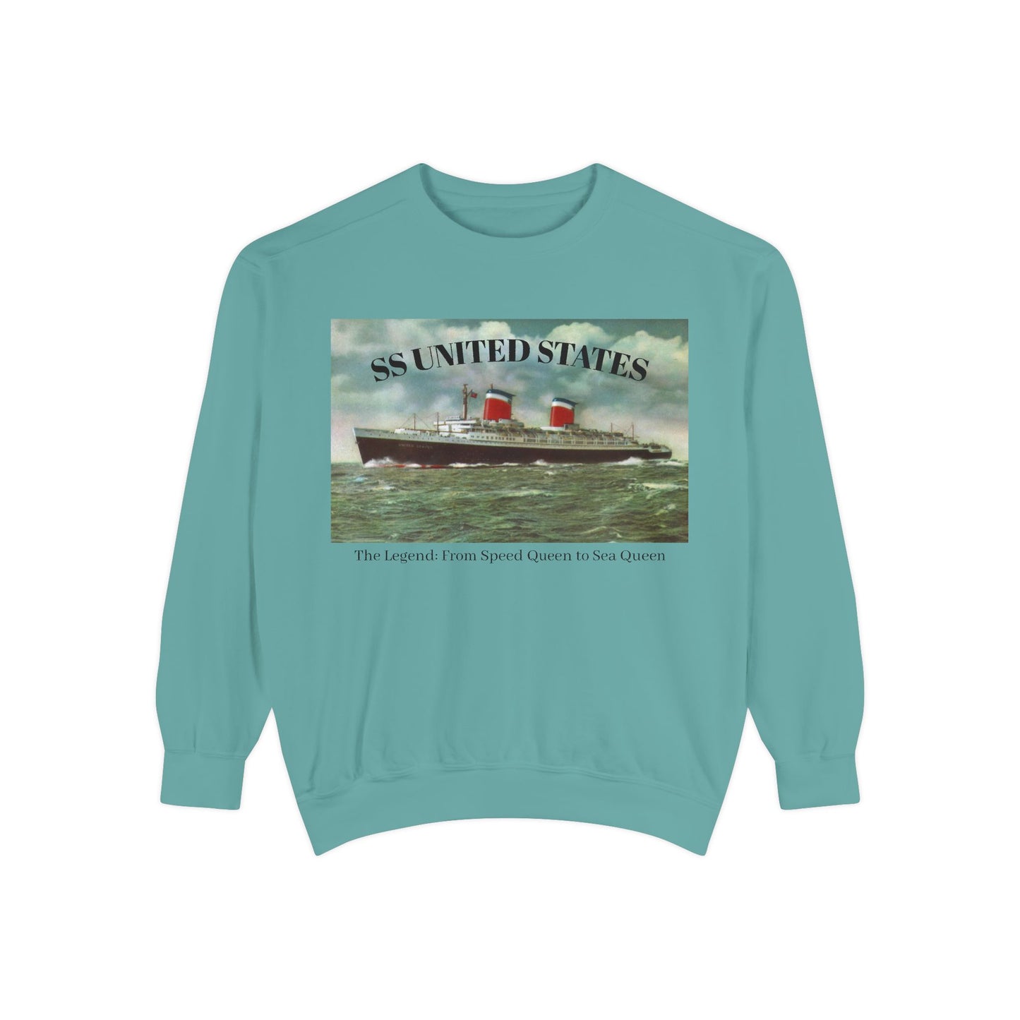 SS United States - Sweatshirt. Speed Queen to Sea Queen