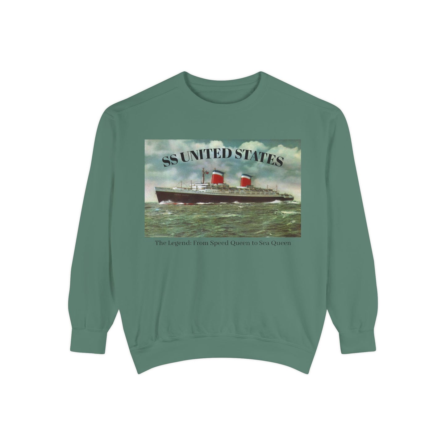 SS United States - Sweatshirt. Speed Queen to Sea Queen