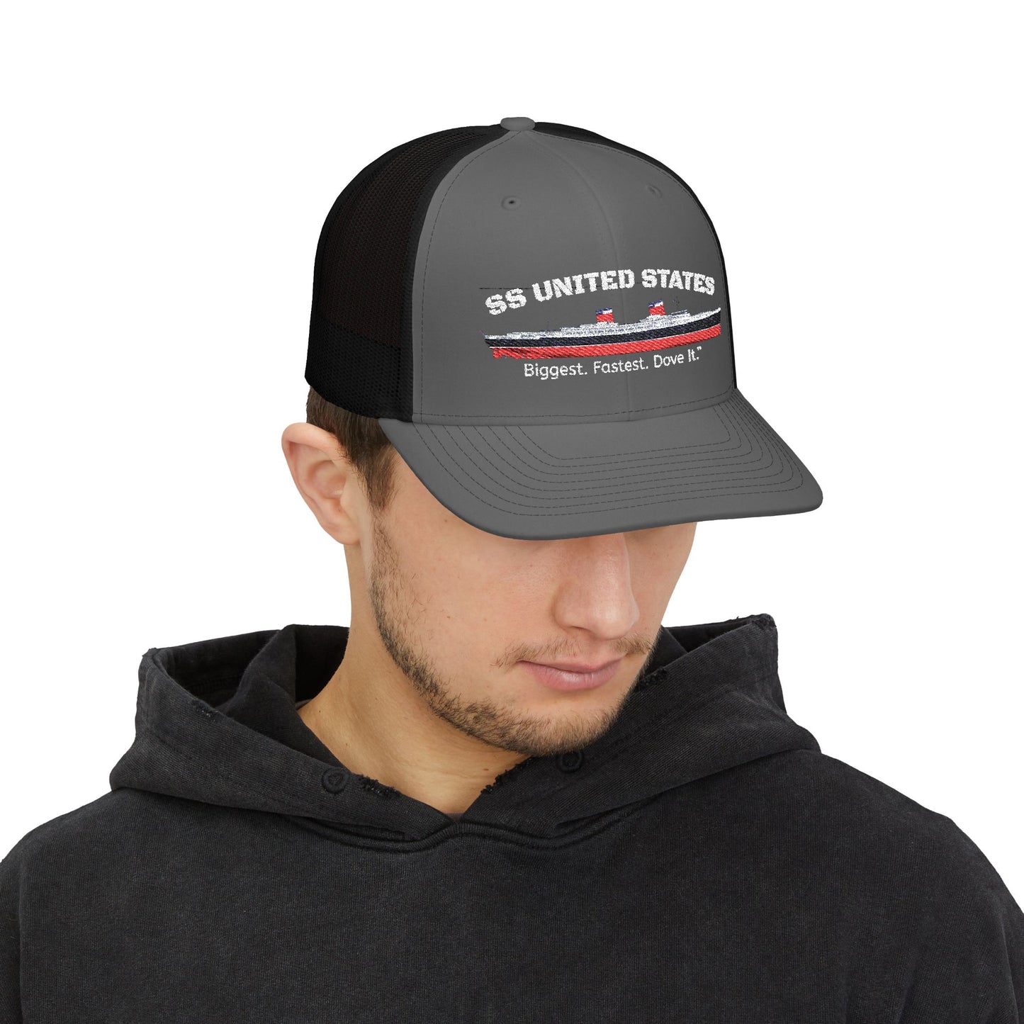 SS United States - Trucker Cap "Biggest. Fastest. Dove It"