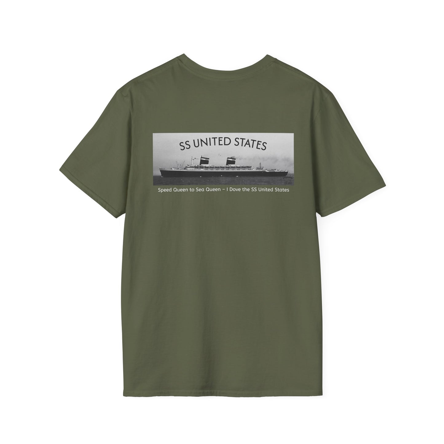 SS United States - T shirt, Speed Queen, dive shirt