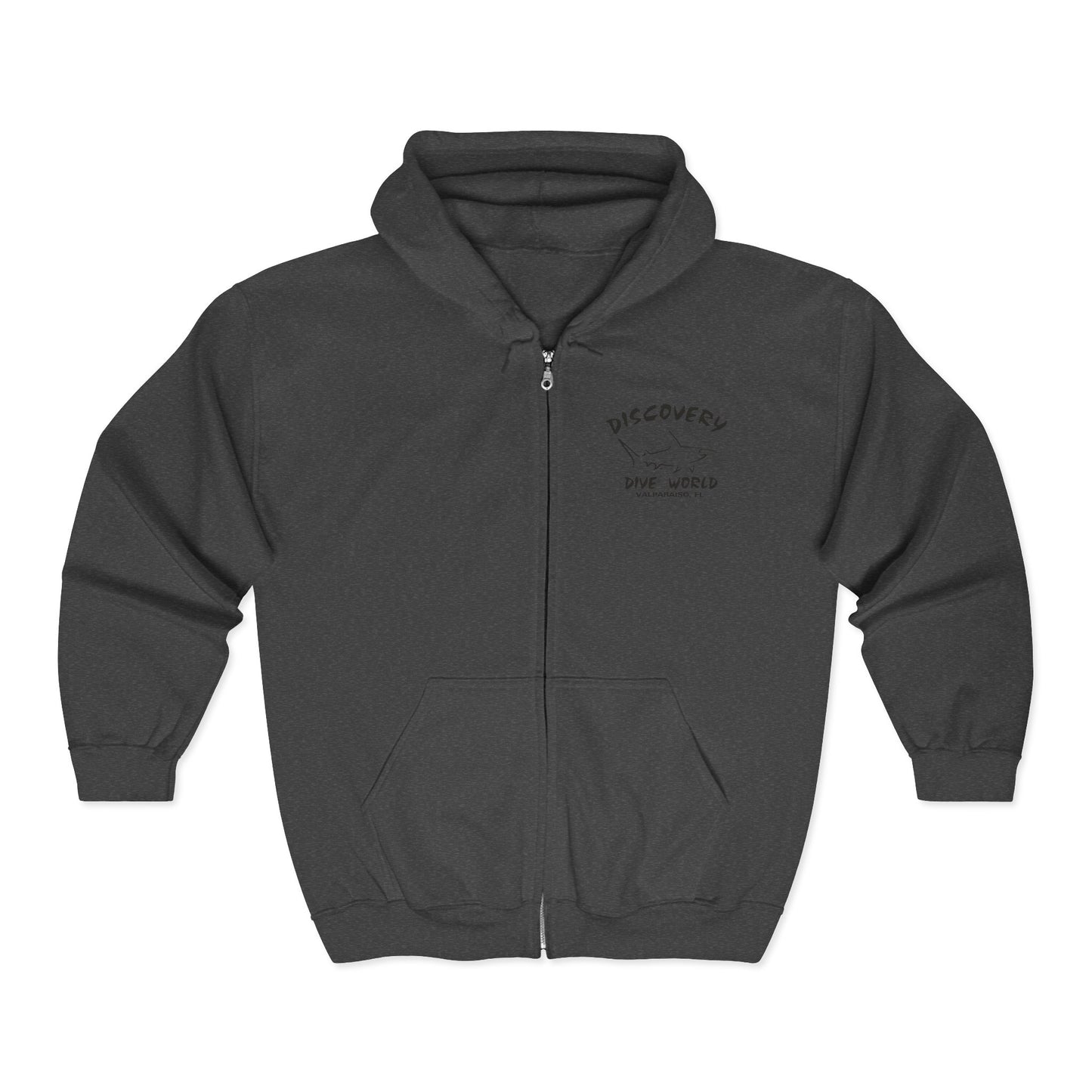 Discovery Dive World - Full Zip Hooded Sweatshirt
