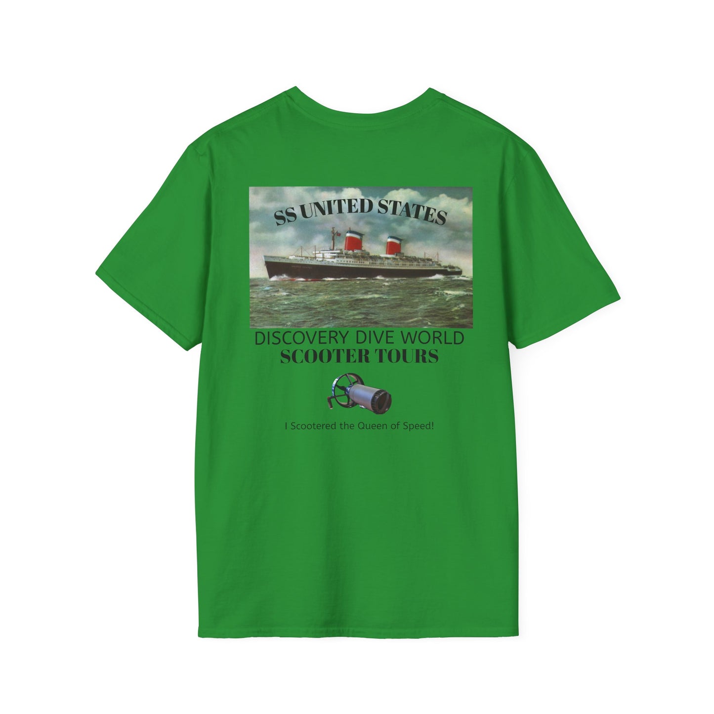 SS United States - Scooter Tours T-Shirt - Discovery Dive World