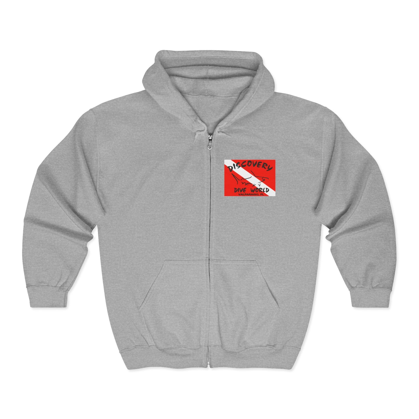 SS United States - Speed Queen to Sea Queen, Full Zip Hooded Sweatshirt, Discovery Dive World