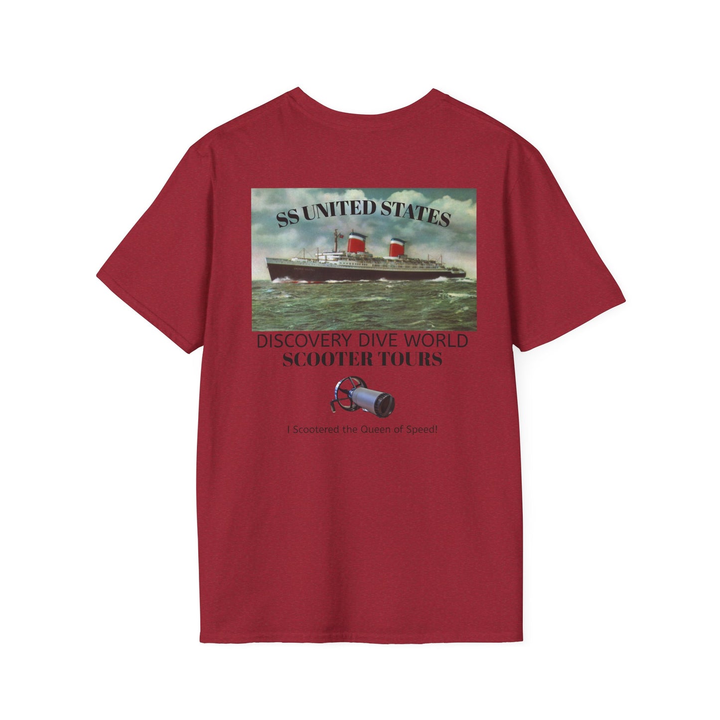 SS United States - Scooter Tours T-Shirt - Discovery Dive World